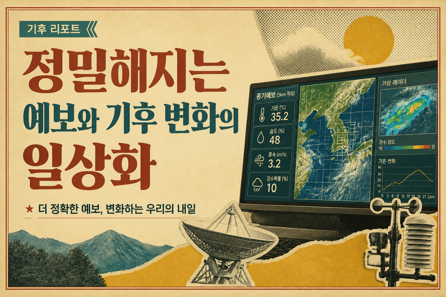 정밀해지는 예보와 기후 변화의 일상화